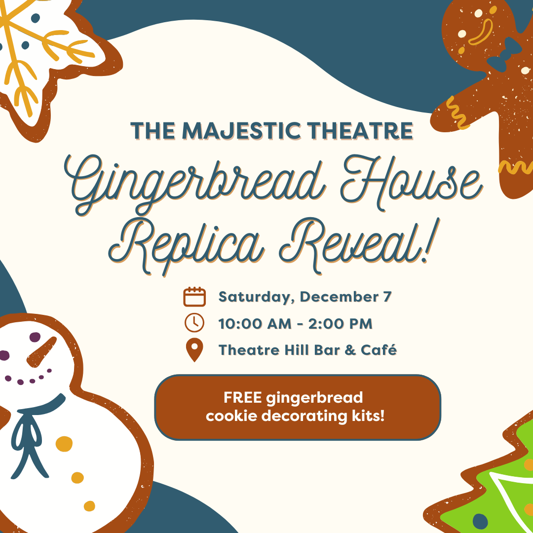 The Majestic Theatre Gingerbread House Replica Reveal!